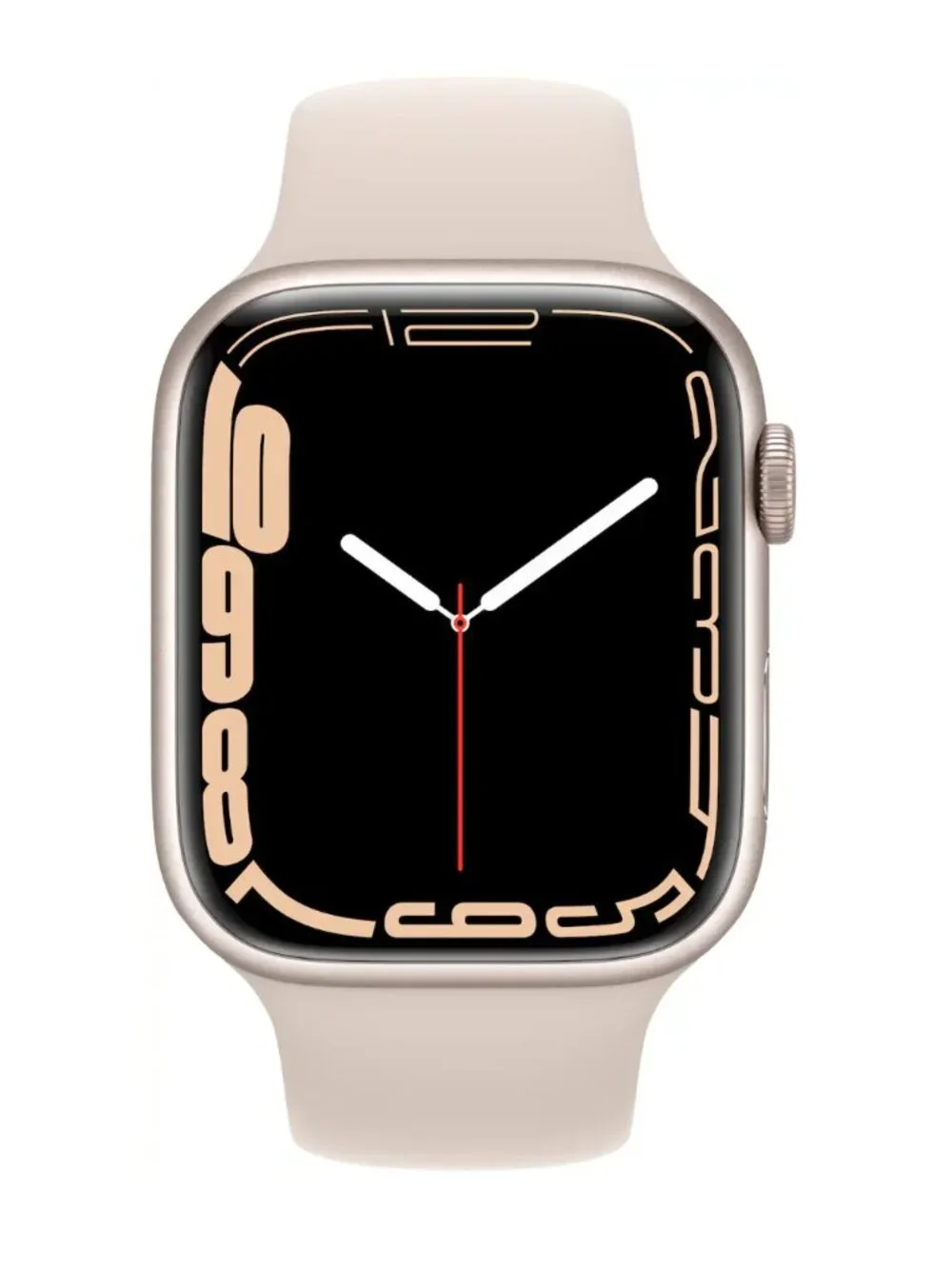 Apple - Watch Series 7 GPS + Cellular, 41mm Starlight Aluminum & Starlight Band